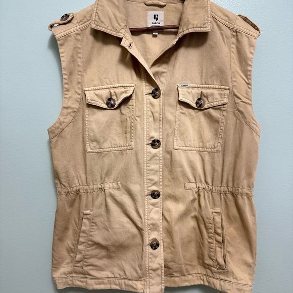 Garcia Jackets & Blazers - Caslon Tan Jean Jacket for Women